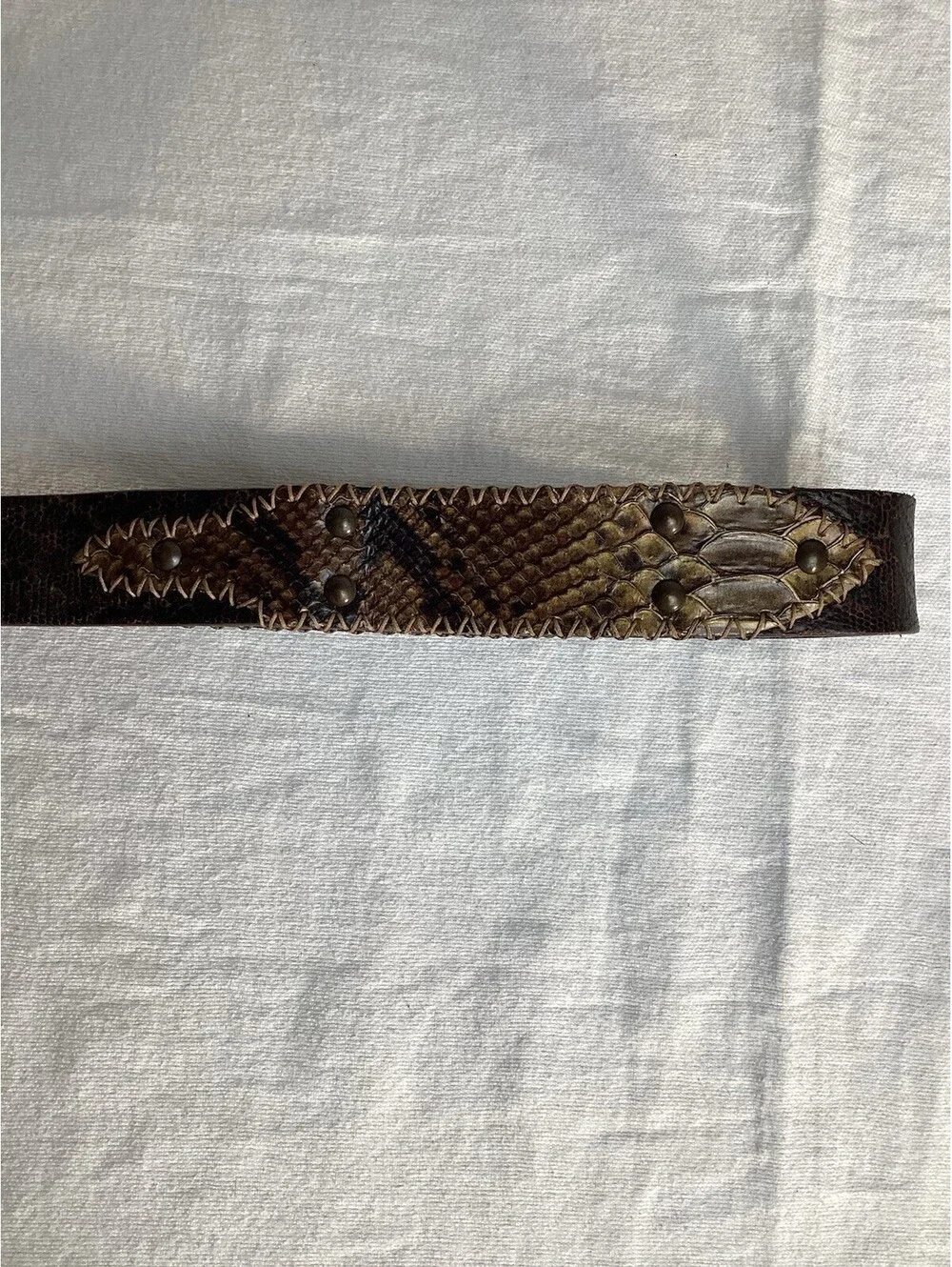 Beckon leather vintage belt size S